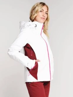 Obermeyer Women's Mai Jacket -ST.BERNARD Clothing 11111 whitealt1