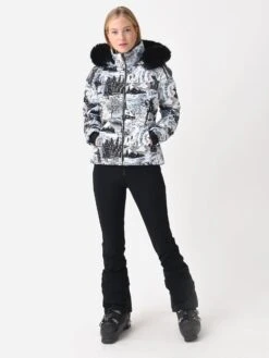 Obermeyer Women's Bombshell Jacket -ST.BERNARD Clothing 11137xWOODBLOCKxAlt1 80142138