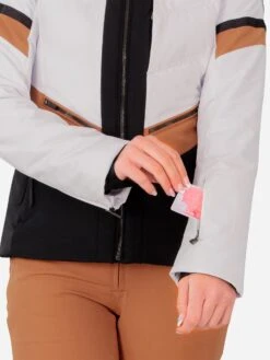 Obermeyer Women's Electra Down Jacket -ST.BERNARD Clothing 11198xWHITExAlt2 76282391