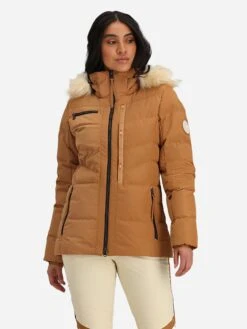 Obermeyer Women's Circe Down Jacket -ST.BERNARD Clothing 11214xBROWNSUGARxPrimary 106054088 ba3ae1b0 7be5 41cb b613 74e1f1763e43
