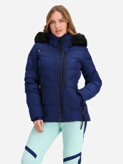 Obermeyer Women's Circe Down Jacket -ST.BERNARD Clothing 11214xNAVYxPrimary 106054104