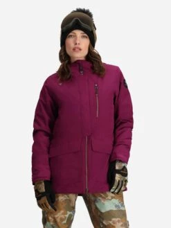 Obermeyer Women's First Tracks Jacket -ST.BERNARD Clothing 11234xPURPLEFALLSxPrimary 138726919 e0ffd009 f971 42ca a926 9168ae859ade