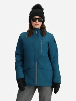 Obermeyer Women's First Tracks Jacket -ST.BERNARD Clothing 11234xTOURMALINExPrimary 138726924