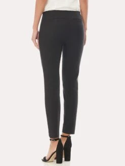 Ecru Springfield Slim Leg Pull On Pant -ST.BERNARD Clothing 1291ps blackalt2