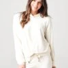 Stateside Women's Viscose-Fleece Twist Front Hoodie
