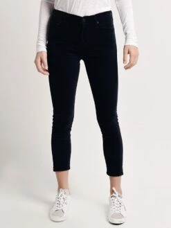 Citizens Of Humanity Women's Rocket Crop Velour High Rise Skinny Jean -ST.BERNARD Clothing 1487 604 neptune darknavy 2a1e08de 863c 4237 b35f 383f0ed97c2c