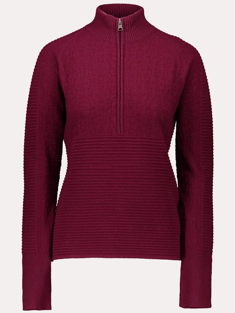 Obermeyer Women's Dolly Cashmere-Blend 1/2 Zip Sweater 3 Obermeyer Women's Dolly Cashmere-Blend 1/2 Zip Sweater - Image 3