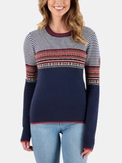 Obermeyer Women's Olive Crewneck Sweater 9 Obermeyer Women's Olive Crewneck Sweater -ST.BERNARD Clothing 16048 xNAVYxPrimary 12943362