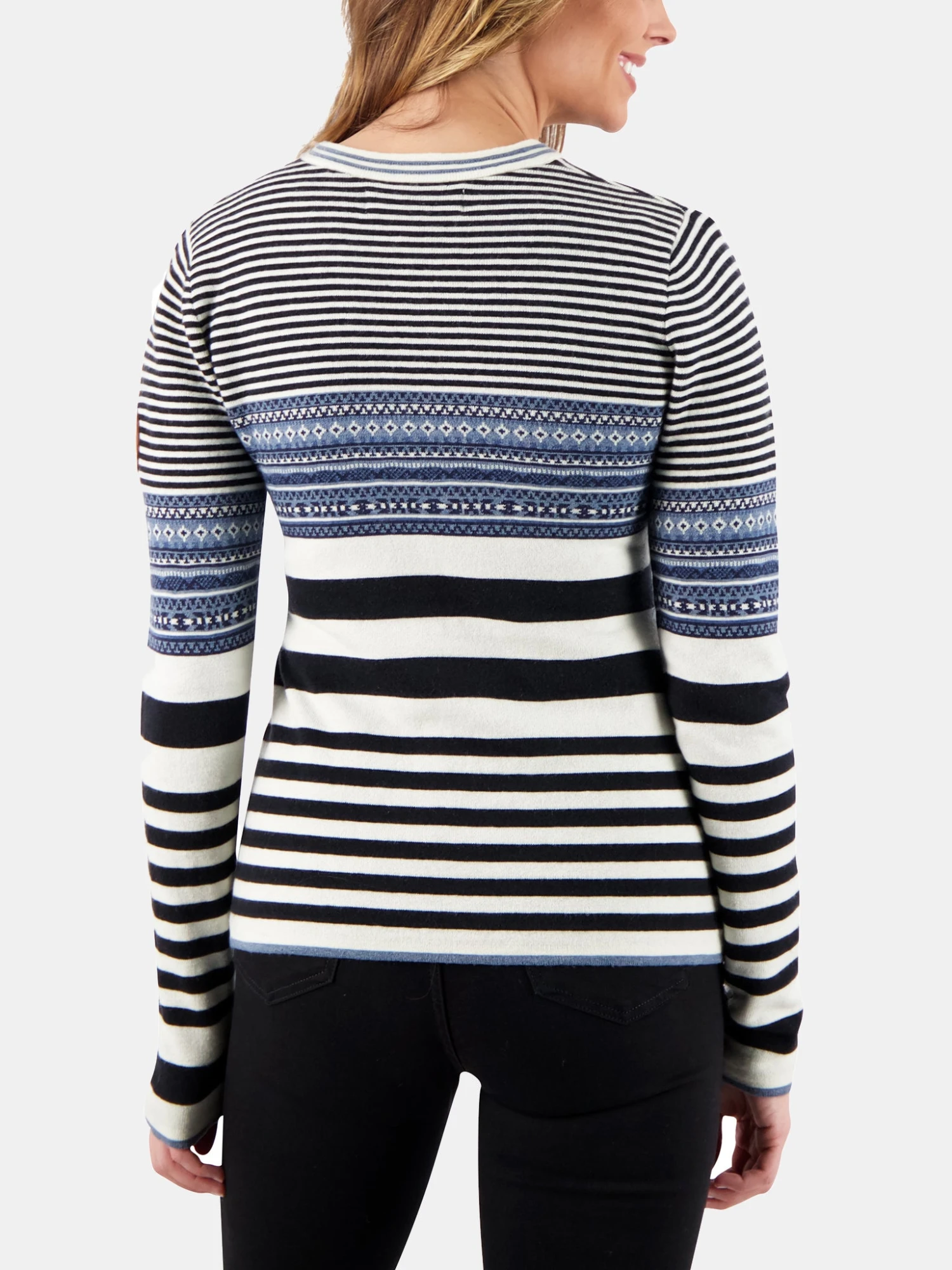 Obermeyer Women's Olive Crewneck Sweater 3 Obermeyer Women's Olive Crewneck Sweater - Image 3