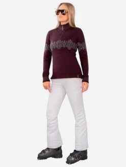 Obermeyer Women's Rebecca 1/2 Zip Sweater -ST.BERNARD Clothing 16054xREIGNCHECKxAlt2 76453168