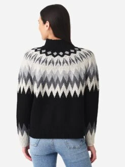 Obermeyer Women's Ivy Mock Neck Sweater -ST.BERNARD Clothing 16055xBLACKxAlt1 80493653