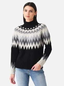 Obermeyer Women's Ivy Mock Neck Sweater -ST.BERNARD Clothing 16055xBLACKxPrimary 80493654