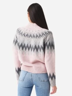 Obermeyer Women's Ivy Mock Neck Sweater -ST.BERNARD Clothing 16055xROMANTICAxAlt3 80599669