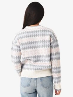 Obermeyer Women's Joanna Sweater -ST.BERNARD Clothing 16056 xWHITExAlt4 81129380