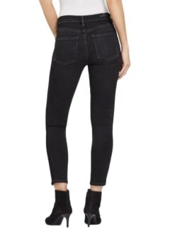 Citizens Of Humanity Women's Rocket Crop High Rise Shadow Stripe Darkness Skinny Jean -ST.BERNARD Clothing 1667 805 shadowstripedarknessalt2