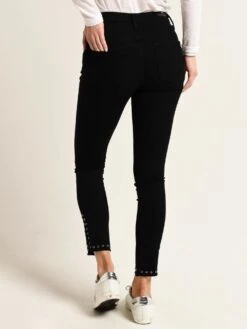 Citizens Of Humanity Women's Rocket Ankle Split Hem Jean -ST.BERNARD Clothing 1691b 805 cavern black alt2