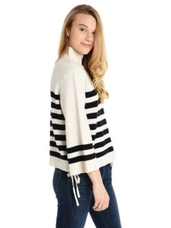 Joie Lantz Sweater -ST.BERNARD Clothing 17 5 b63 sw00725 porcelain caviaralt2