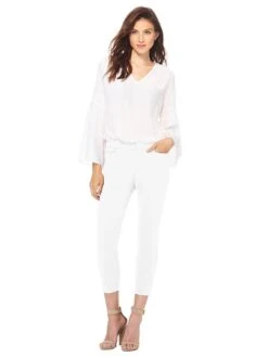 Ecru Madison Crop -ST.BERNARD Clothing 1718ps whitealt3