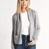 White+Warren Cashmere Shrunken Pocket Cardigan
