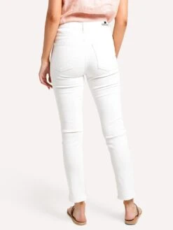 Citizens Of Humanity Women's Harlow Ankle High Rise Slim -ST.BERNARD Clothing 1778b 3000 atlasstripe white alt3