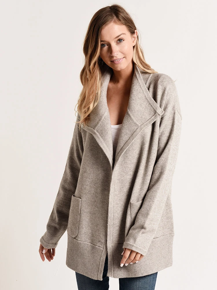 White + Warren Cozy Pocket Caoatigan 2 White + Warren Cozy Pocket Caoatigan - Image 2