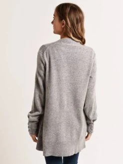 White + Warren Corset Cuff Cardigan -ST.BERNARD Clothing 17903 greyhthralt3