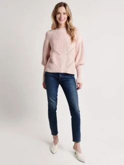 Joie Landyn Sweater -ST.BERNARD Clothing 18 3 002621 sw01096 pinkskyalt1