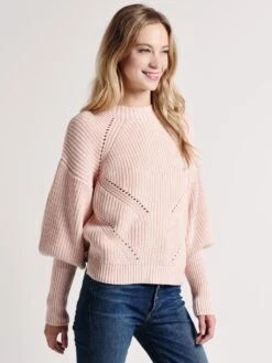 Joie Landyn Sweater -ST.BERNARD Clothing 18 3 002621 sw01096 pinkskyalt2