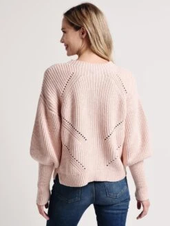 Joie Landyn Sweater -ST.BERNARD Clothing 18 3 002621 sw01096 pinkskyalt3