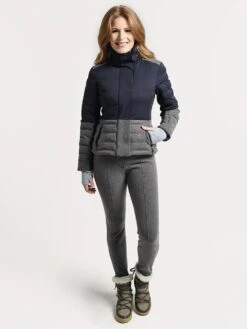 Erin Snow Sari Insulated Jacket In Merino -ST.BERNARD Clothing 1810411 ink dovealt2