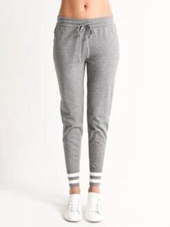 Project J Women's Stripe Jogger -ST.BERNARD Clothing 18106 heatheralt1