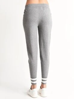 Project J Women's Stripe Jogger -ST.BERNARD Clothing 18106 heatheralt3