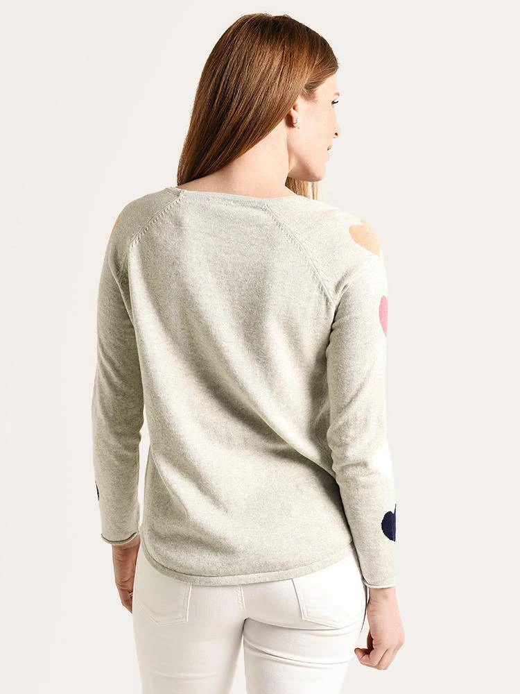 Project J Women's Multii Color Heart Sweatshirt 4 Project J Women's Multii Color Heart Sweatshirt - Image 4