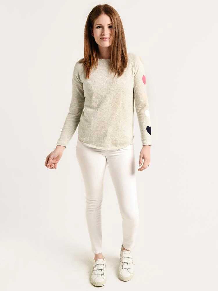 Project J Women's Multii Color Heart Sweatshirt 5 Project J Women's Multii Color Heart Sweatshirt - Image 5