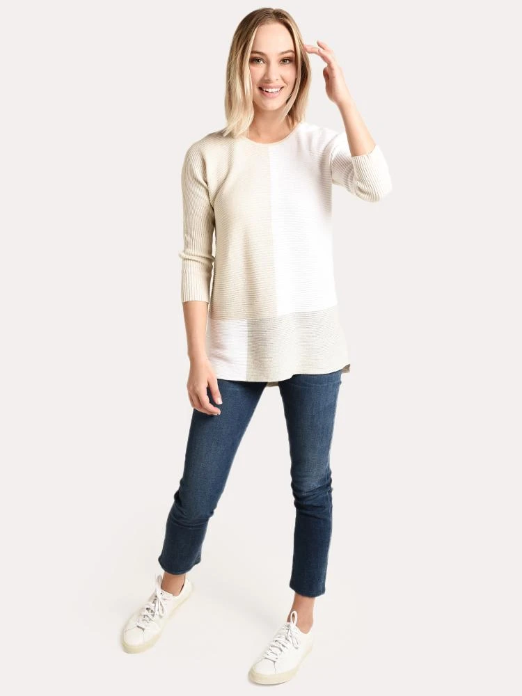 Project J Color Block Crew Sweater 5 Project J Color Block Crew Sweater - Image 5