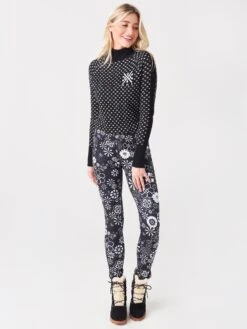 Krimson Klover Women's Showcase Mock Neck Sweater -ST.BERNARD Clothing 1825 x001BLACKxAlt1 48720833