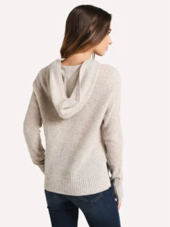 White + Warren Oversized Waffle Hoodie -ST.BERNARD Clothing 18378 SANDWISPHTHRalt2