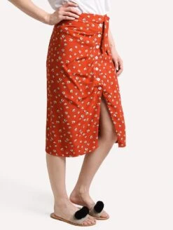 Heartloom Malia Skirt -ST.BERNARD Clothing 191rw1r floraalt1