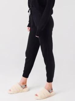 White + Warren Women's Cashmere Jogger -ST.BERNARD Clothing 19279xBLACKxAlt2 48551002