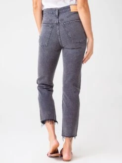 Citizens Of Humanity Women's Daphne Crop High Rise Stove Pipe Jean -ST.BERNARD Clothing 1939 1193xFREEFALLWASHEDBLACKxAlt3 43709931