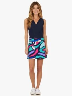 Jude Connally Morgan Skort 9 Jude Connally Morgan Skort -ST.BERNARD Clothing 201200xOANOHABSTRACTNAVYxAlt1 9928820
