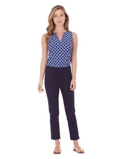 Jude Connally Lucia Ponte Slim Cropped Pant