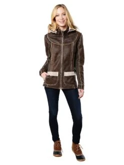 Kuhl Women's Dani Sherpa Jacket -ST.BERNARD Clothing 2068 oakalt3