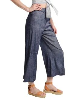 Milly Cropped Hayden Pant 8 Milly Cropped Hayden Pant -ST.BERNARD Clothing 206sd03975 bluealt2