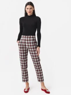 Hunter Bell Women's Melina Pant -ST.BERNARD Clothing 22HP1RdPldxREDMULTIPLAIDxAlt1 82492181