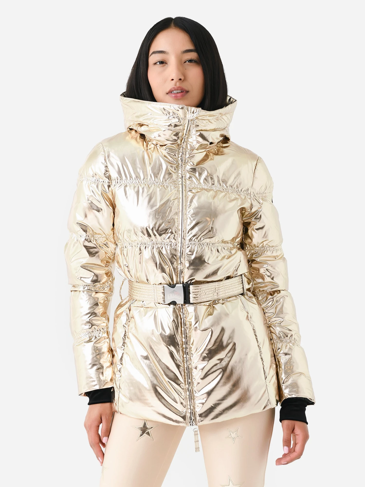 Jet Set Women's Chamonix Belted Ski Jacket 1 Jet Set Women's Chamonix Belted Ski Jacket