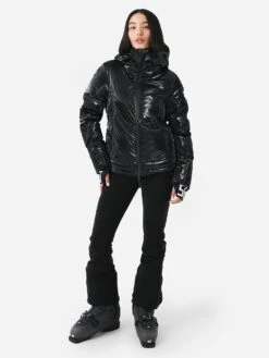 Jet Set Women's Joanna Glam Ski Jacket -ST.BERNARD Clothing 2321210057x8200BLACKxAlt2 112235081