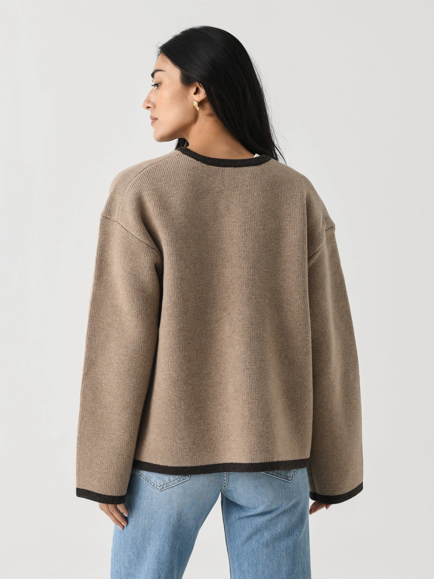 Alex Mill Women's Aubrey Sweater Jacket 4 Alex Mill Women's Aubrey Sweater Jacket - Image 4