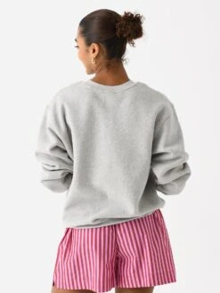 Hunter Bell Women's H.B. Polo Club Sweatshirt -ST.BERNARD Clothing 24FAOW13HthGrxHEATHERGREYxAlt3 137011036