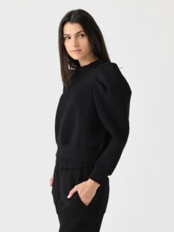 Hunter Bell Women's Teddy Sweatshirt -ST.BERNARD Clothing 24FAT12OnyxxONYXxAlt2 139686132